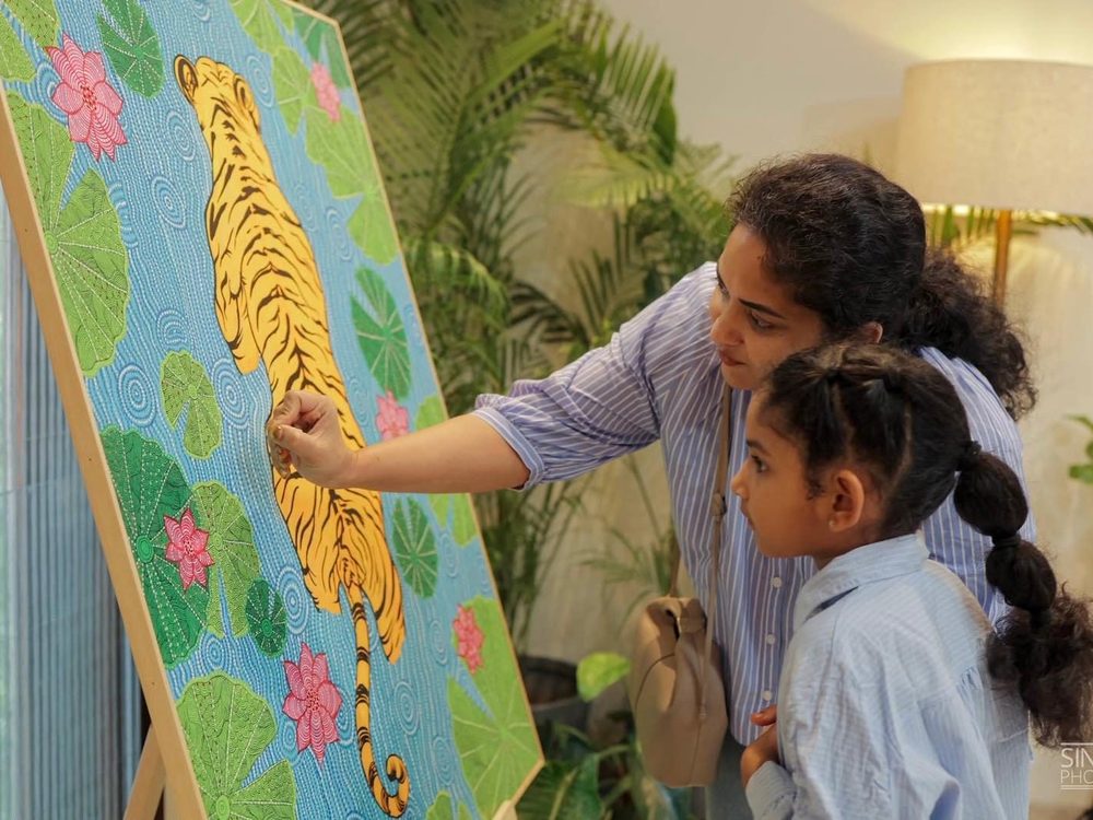 Indigofera exhibition moment
