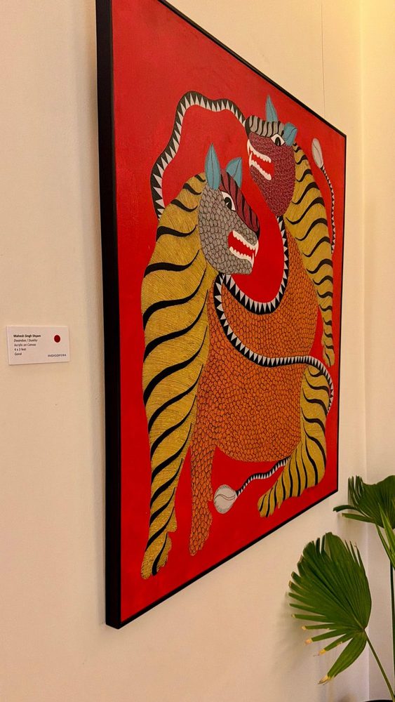 Indigofera exhibition moment