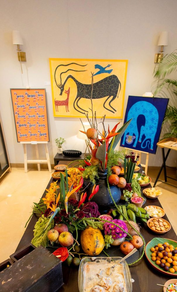 Indigofera exhibition moment