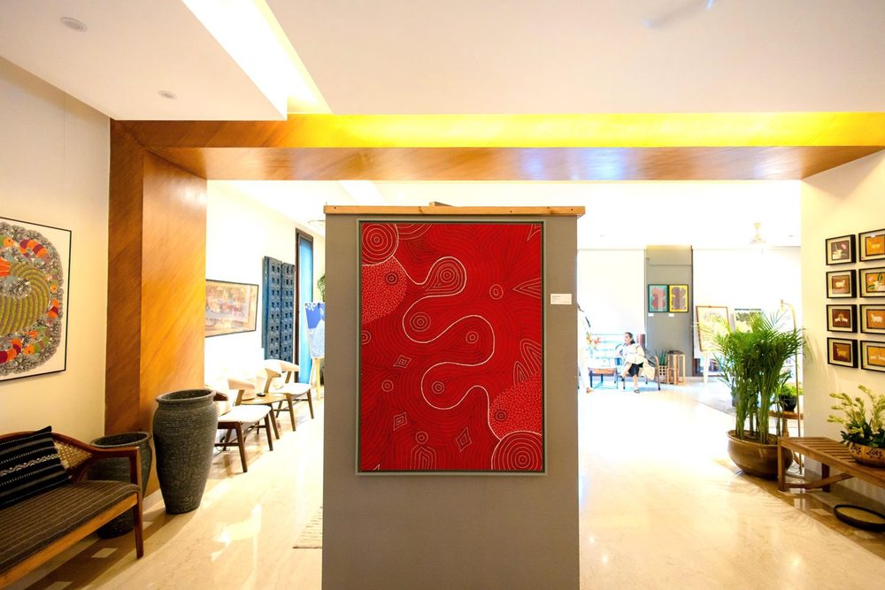 Indigofera exhibition moment