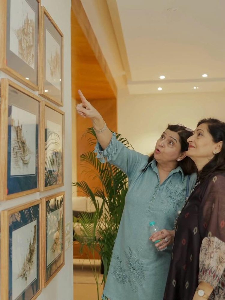 Indigofera exhibition moment