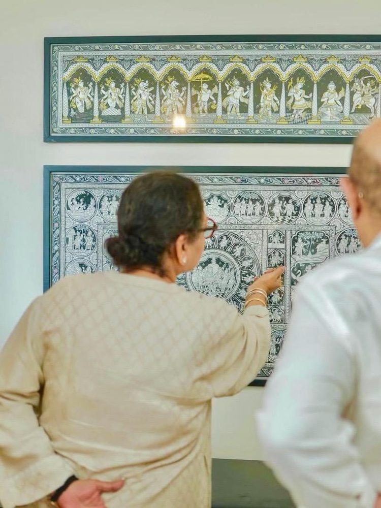 Indigofera exhibition moment