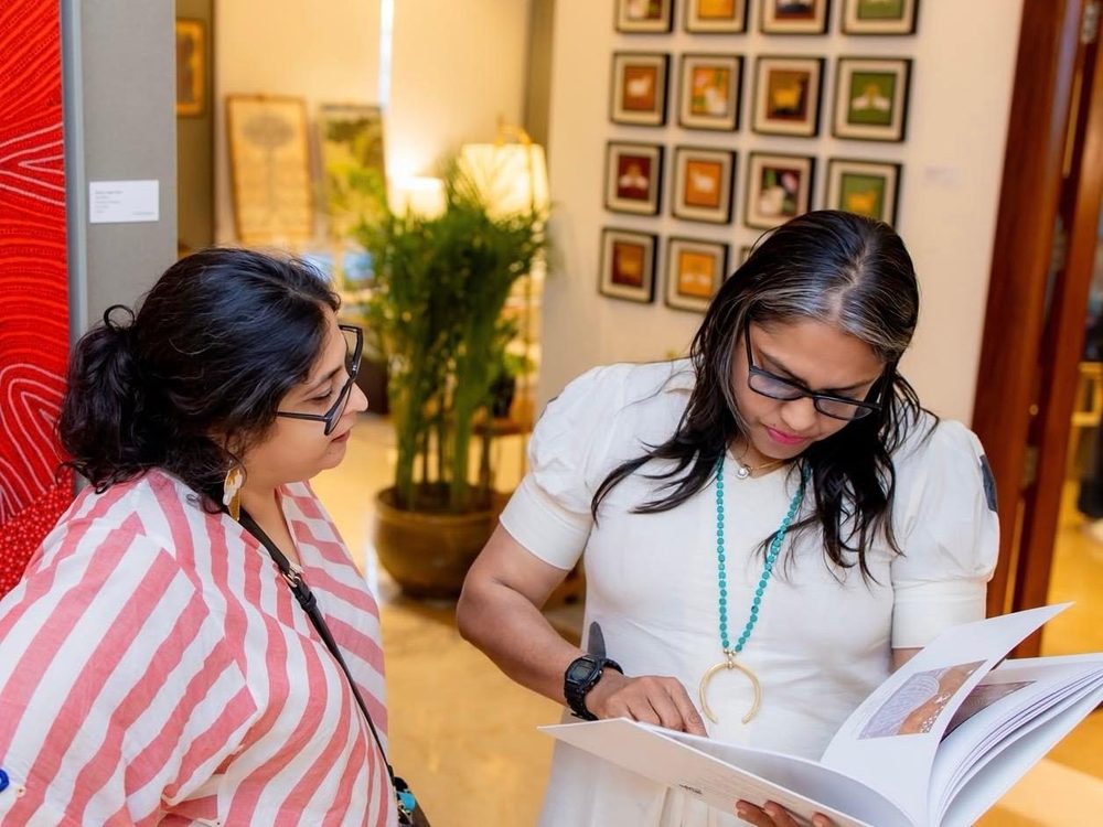 Indigofera exhibition moment